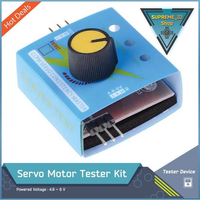 Servo Motor Tester Kit 3-Channel Esc Tester Signal Pwm Generator