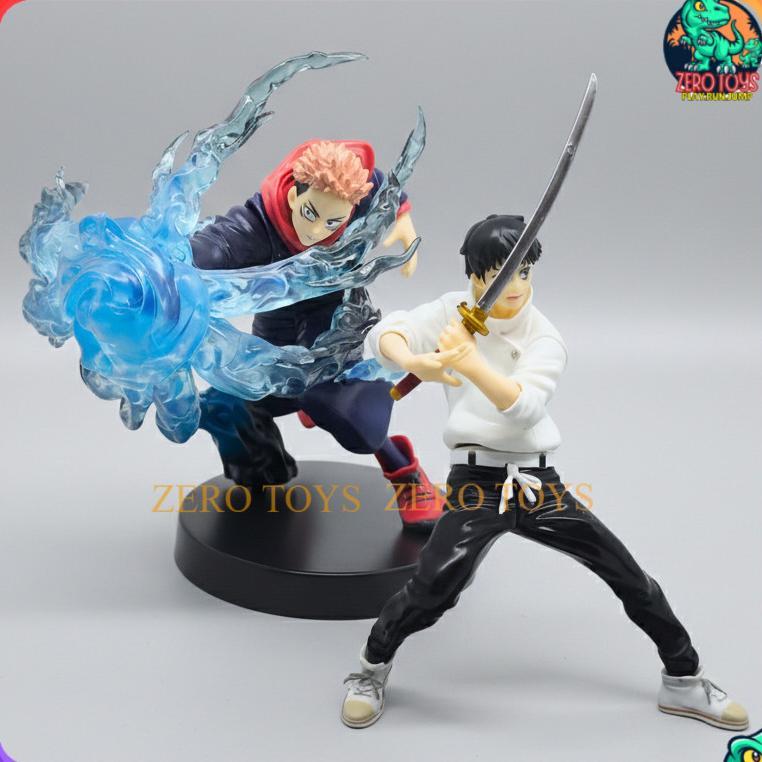Action Figure Jujutsu Kaisen Yuji Itadori Energy Effect & Yuta Okkotsu Katana Anime JJK Diskon