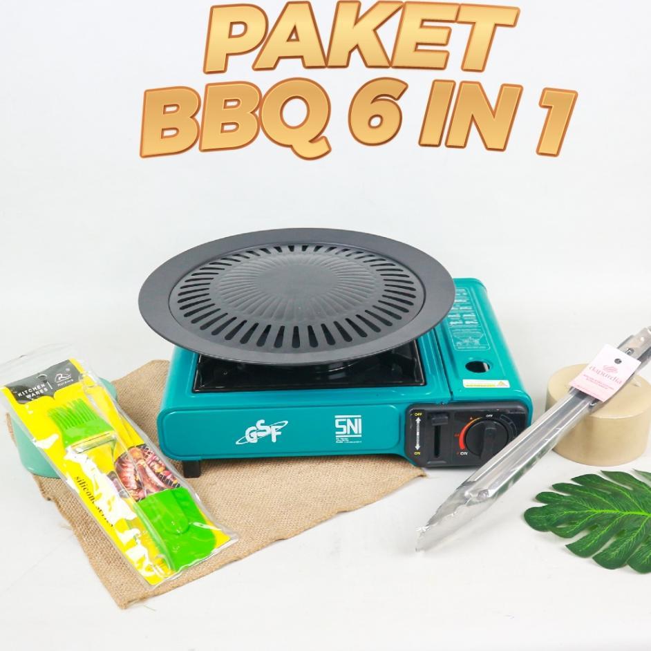 Paket Grill Dan Kompor Lengkap 6 In 1
