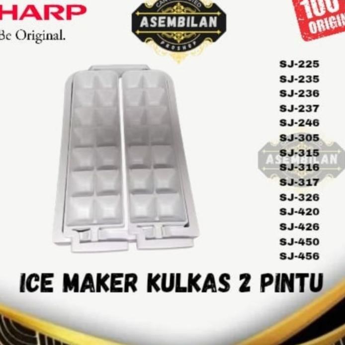 Cetakan Es Batu/Ice Maker Kulkas Sharp 2 Pintu Original