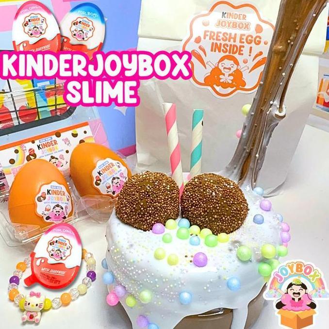 KINDER SLIME JOYBOX | Mainan Anak Wangi Coklat & Surprise Telur