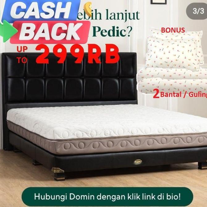 Guhdo Springbed Latex Back Pedic - 180x200 - FULLSET Legacy / Venetian