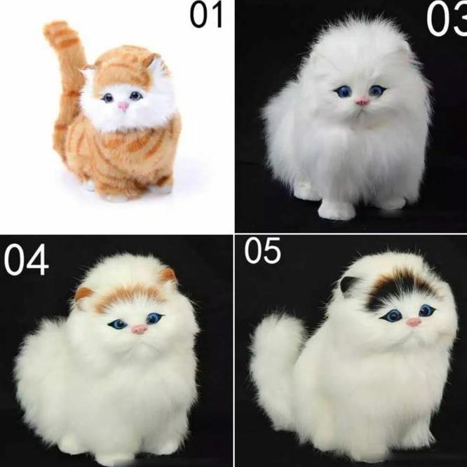 |EPIC| BONEKA KUCING SIMULASI 3D MIRIP SEPERTI KUCING ASLI BERSUARA HTS