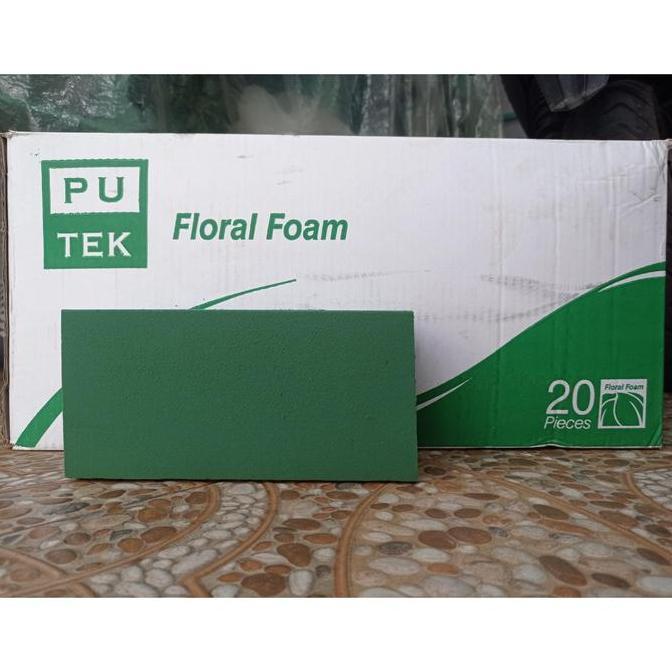 Best Seller Oasis Gabus Busa Basah Green Leaf untuk media Tanam Bunga Hidup Asli Berkualitas 100% or