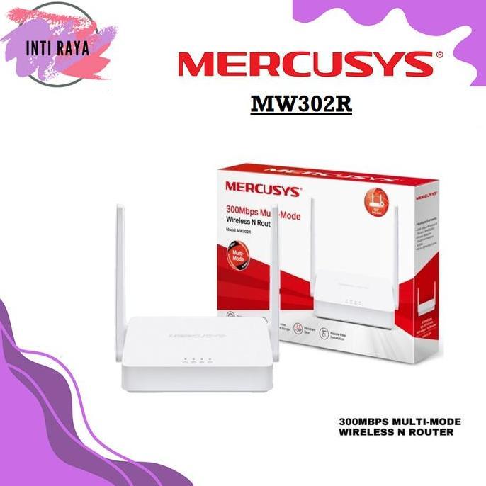 HARGA DISC - MERCUSYS MW302R 300MBPS WIRELESS N ROUTER MW302R