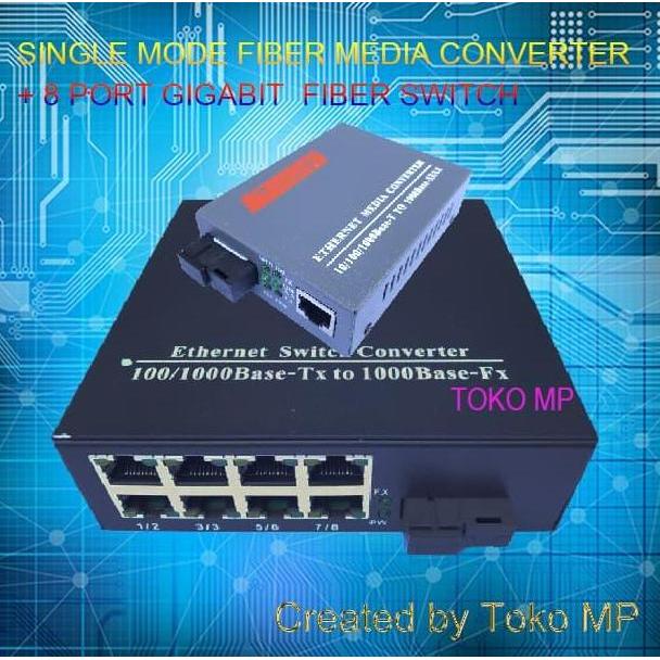 Gigabit Ethernet Media Converter HTB-GS-03 A + HTB-GS18-B GIGABIT 20km