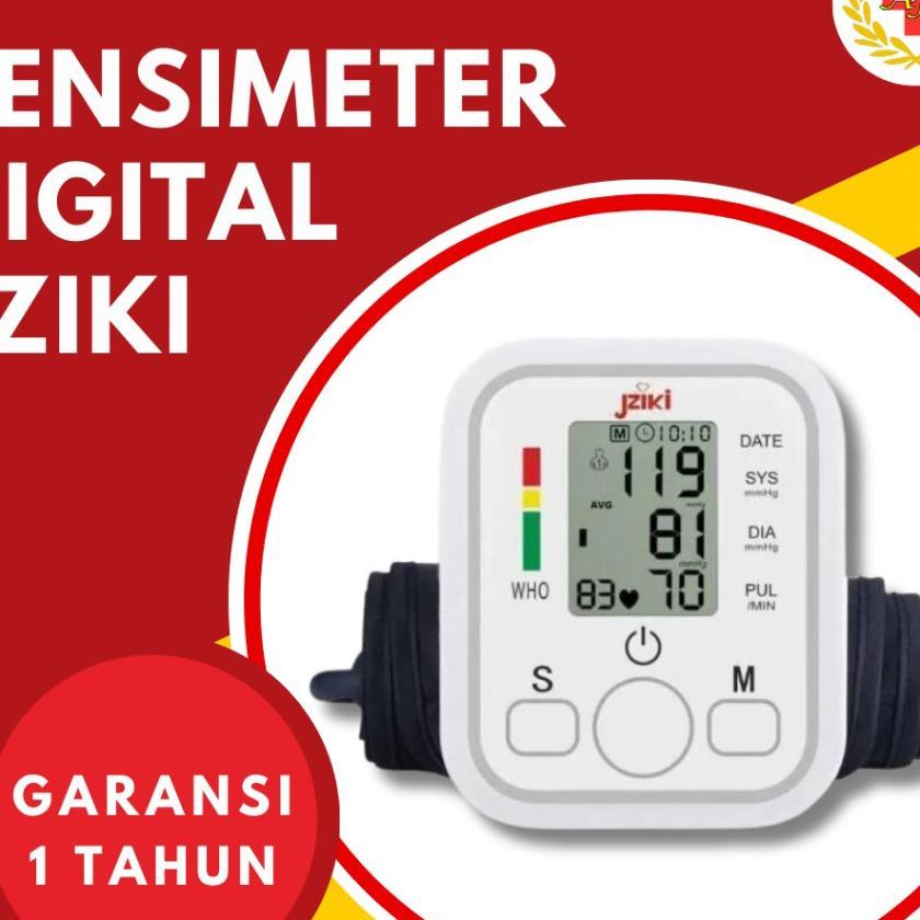 Tensimeter Digital Jziki Tensi Digital Alat Ukur Tekanan Darah