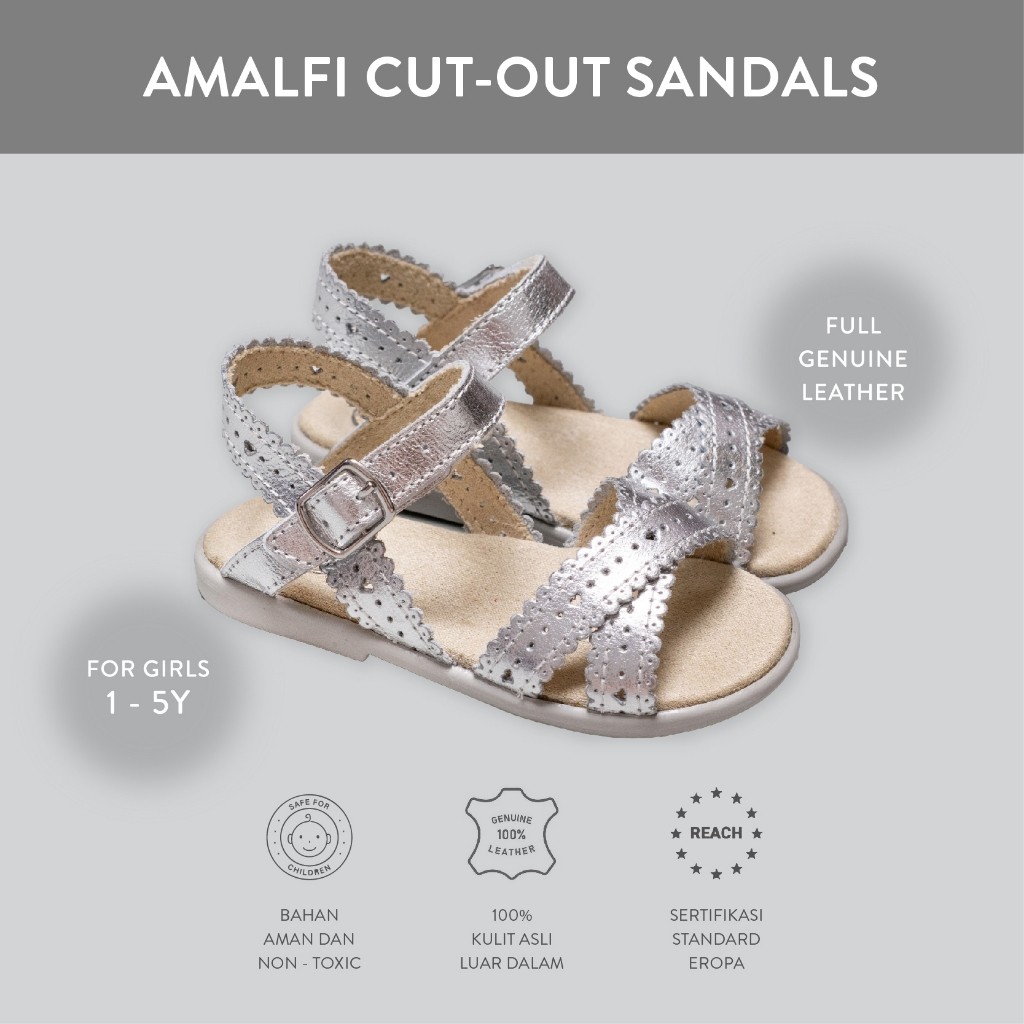 Dear GG - Amalfi Sandals in Silver