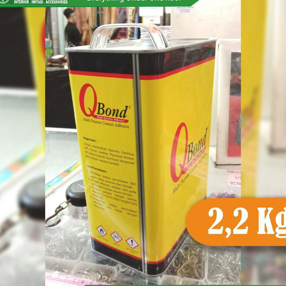 Lem Sepatu Super Kuat / Lem Qbond 2,2 Kg (Lem Qbond Galon)