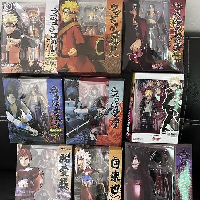Shf Naruto Action Figure Sasuke Boruto Madara Minato Kakashi Gaara