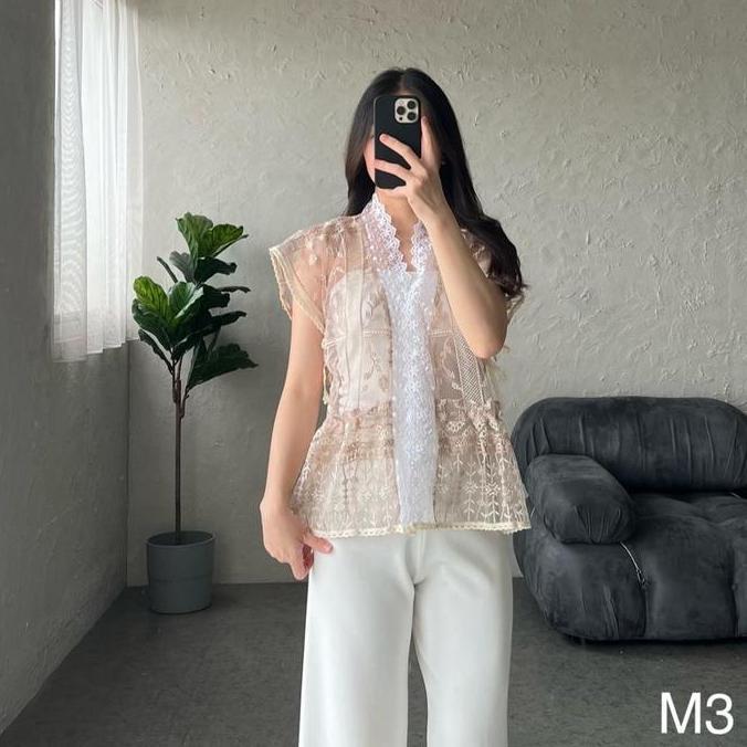 Anain Outer | Lueena | Outer brokat Vest brokat Lace outer MMS