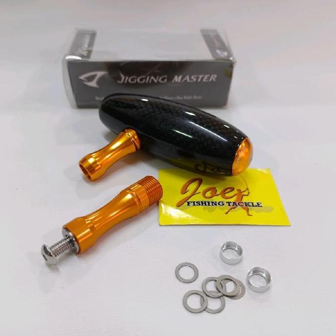 Terbaik T-Bar Carbon Knob Jigging Master - Knob Reel Pancing - Alat Pancing Terimakasih