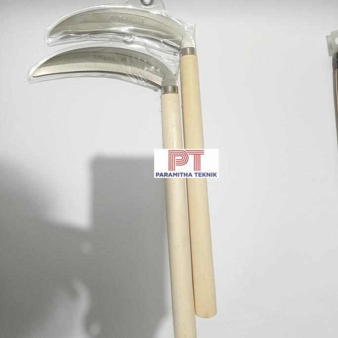Tation- Sabit Arit Baja Buatan / Pisau Arit Sabit Lengkung Import