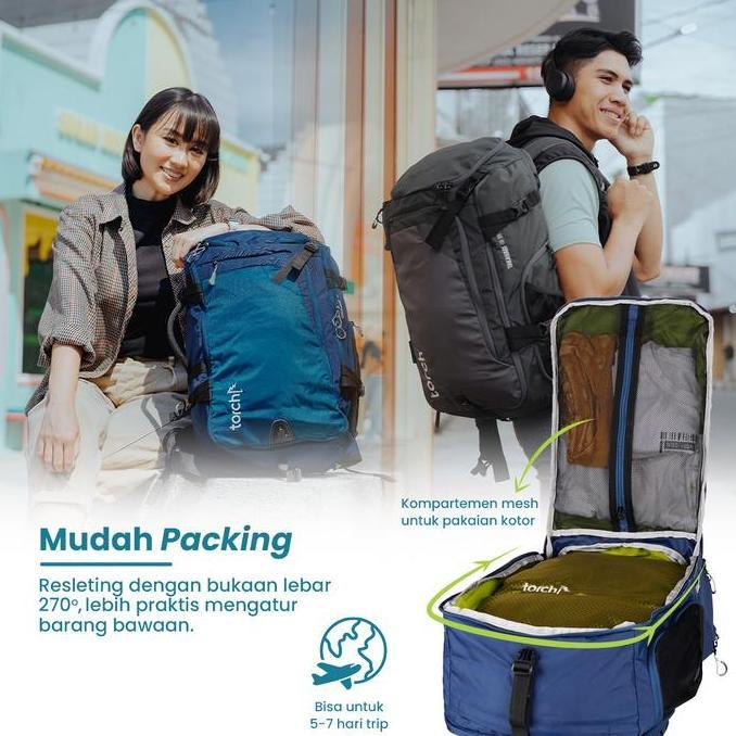 Borse- Torch Ransel Punggung Travelling - Travel Backpack Takahagi 40 L