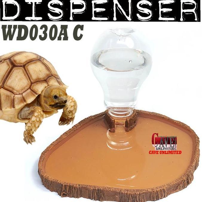 Kenzo- Wd030A Terdish Ceper Ter Dish Dispenser Tempat Minum Otomatis Reptile Bd Bearded Dragon Repti