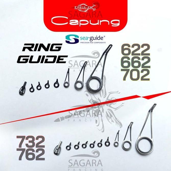 60U - 1 Set Ring Guide Marit Joran Capung Relix Nusantara Original Seaguide