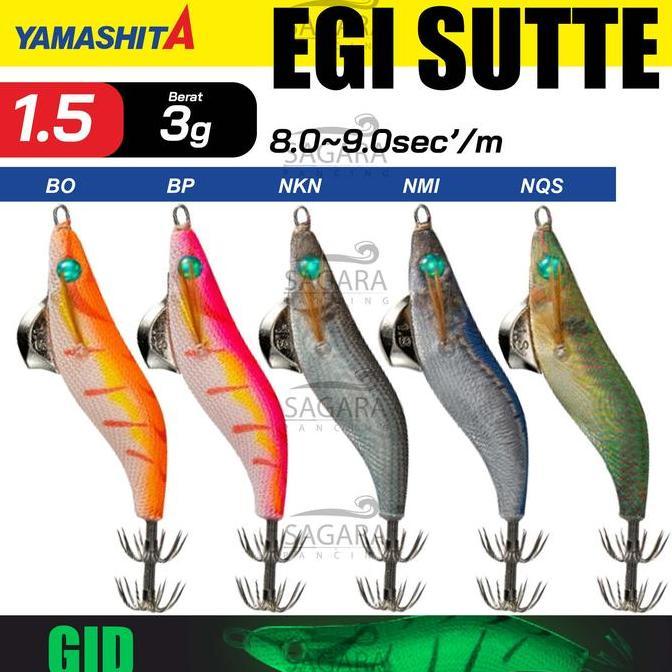 60U - Yamashita Egi Sutte R 1.5 | Egi Yamashita | Eging Umpan Cumi