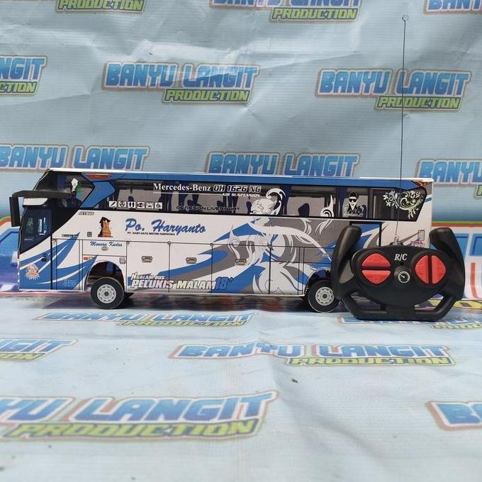 miniatur bus rc remot control telolet basuri stj draka full lampu Remote Toys