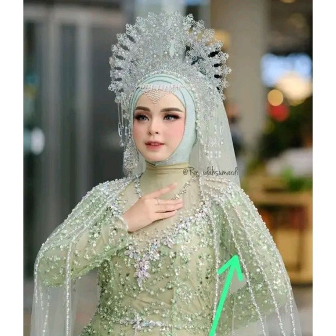 slayer pengantin JUBAH/slayer jubah pengantin/slayer kebaya pengantin