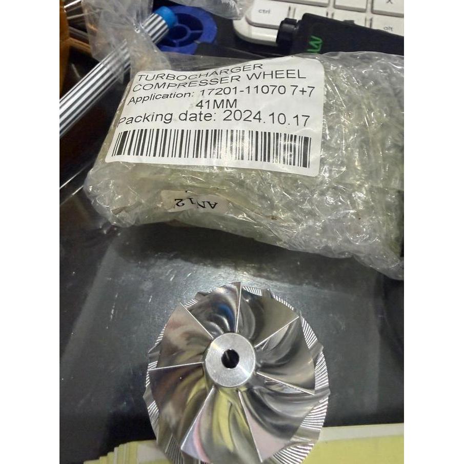 Ready stock] BILLET KIPAS TURBO HYBRID 2KD 2GD 1GD 2KD VNT UP 7+7 UPGRADE 41MM