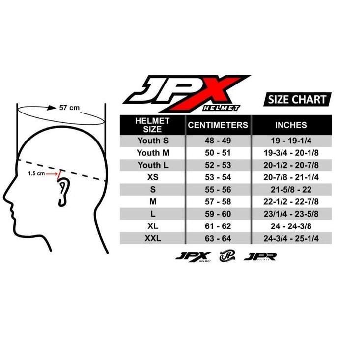 Helmet- Helm Half Face Pria Nita Bogo Harian Motor Matic Tebal Nyaman Sni Jp Retro New Bie Motif - C