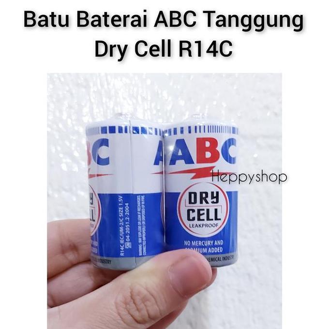 :<:<:<:<] Batu Baterai ABC Tanggung Dry Cell R14C