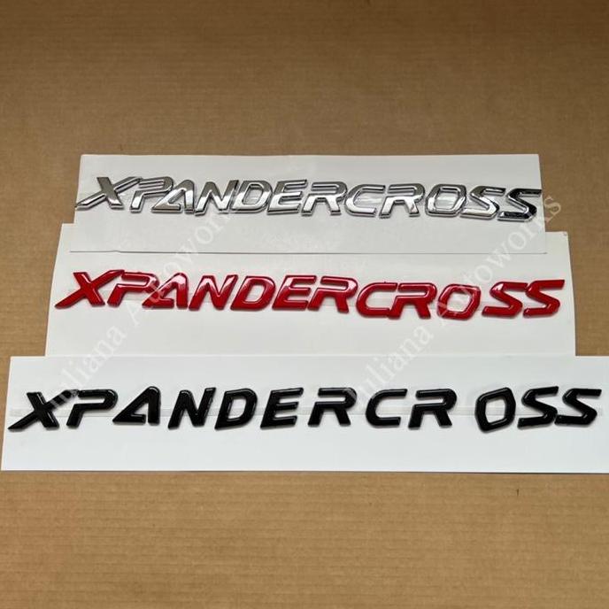 Tocars- Emblem Kap Mesin Mitsubishi Xpander Cross Emblem Xpander Cross