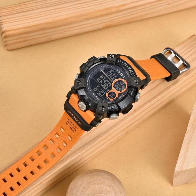 Waer- Ditec Dg-5118T Jam Tangan Pria Dital Rubber 5118 Dg5118