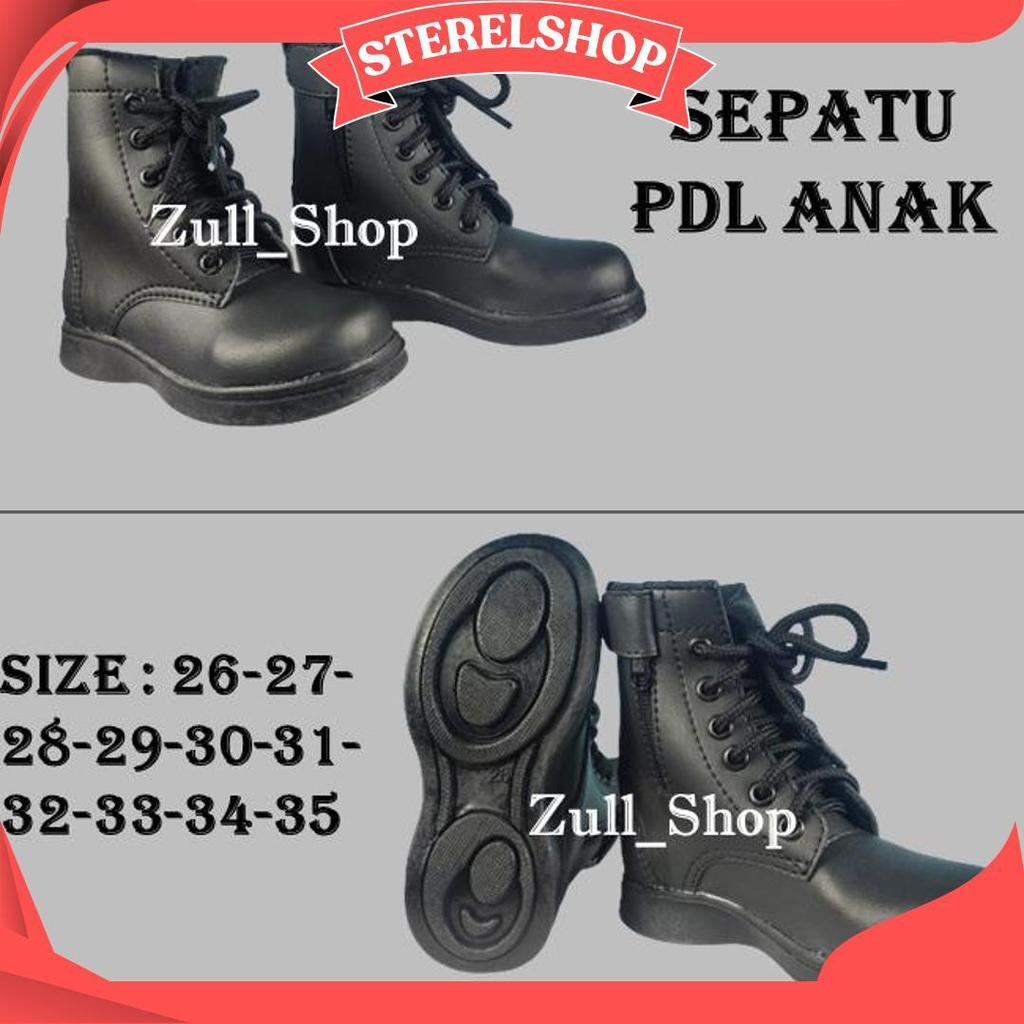 SEPATU PDL / PDH ANAK TERBARU RESLETING SEPATU PROFESI ANAK POLISI LORENG DAMKAR MURAH LAKI LAKI PER