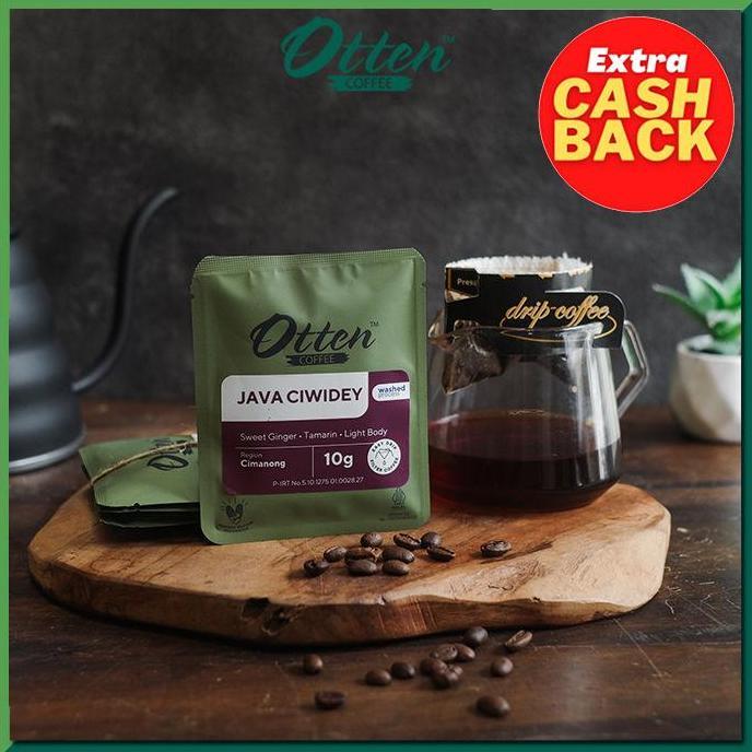 New Trend, Kopi Drip Coffee 10G Arabica Java Ciwidey (4 Sachet) - Otten Coffee