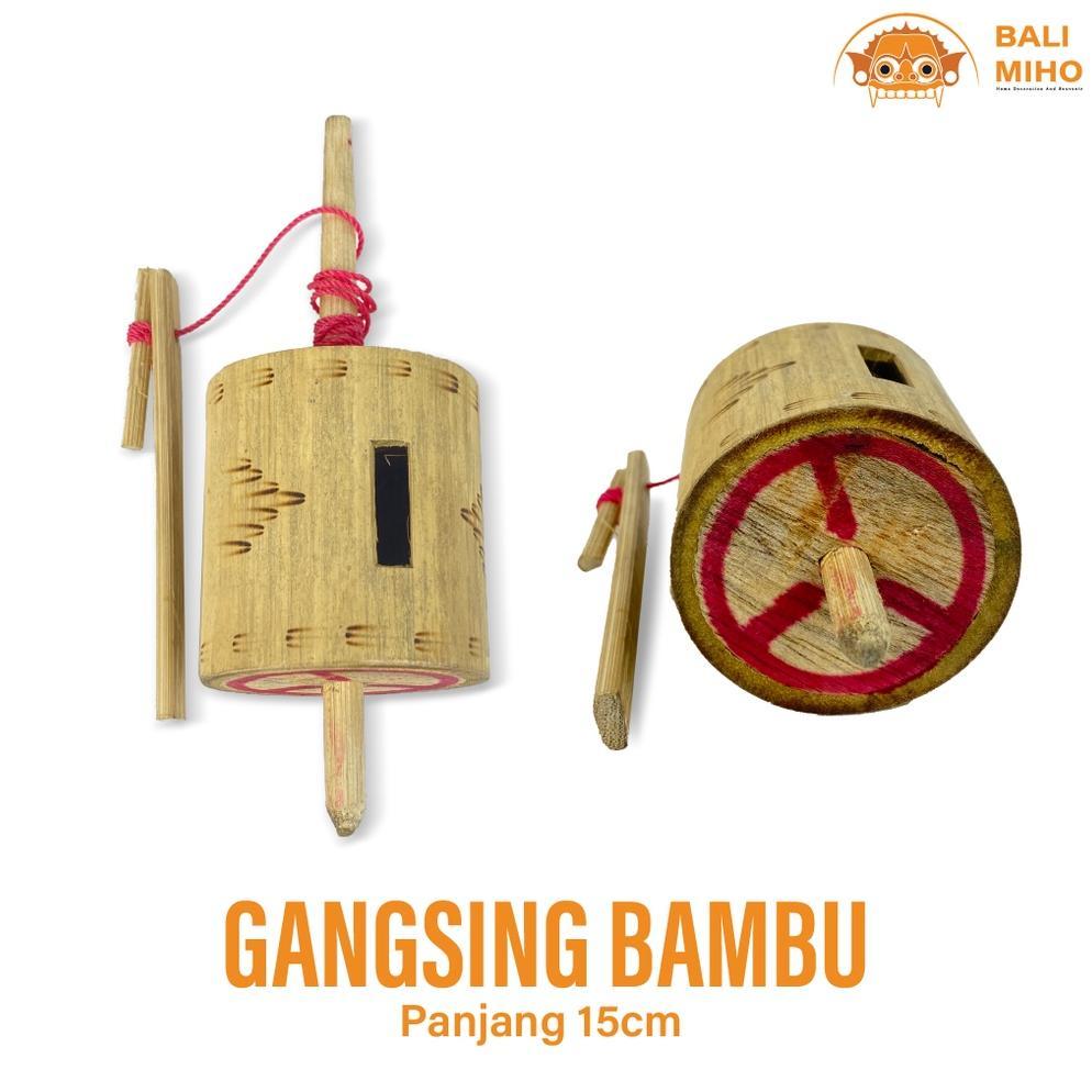 Gangsing Bambu Tradisional - Mainan Gangsing - Mainan Jadul - Mainan Anak Jadul - Gangsing Tradision