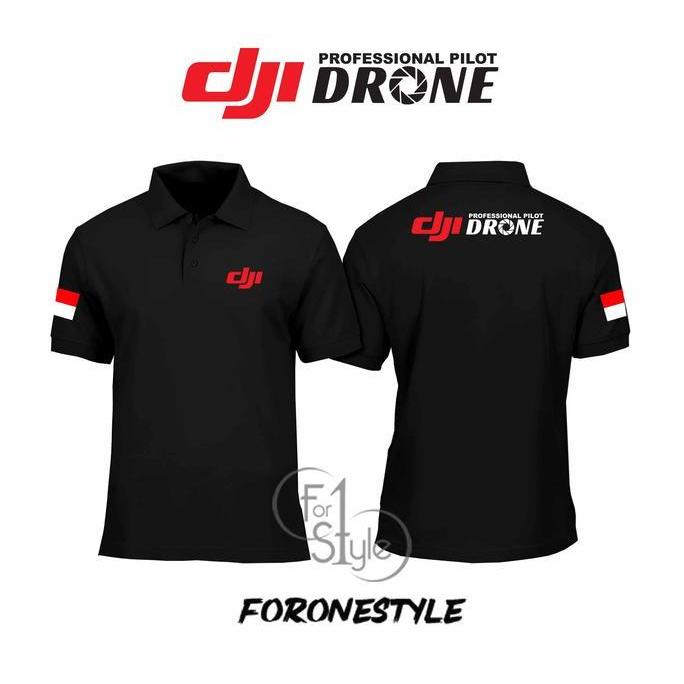 DE116 - POLOSHIRT BERKERAH DJI DRONE - POLOSHIRT BERKERAH DJI DRONE - POLO DJI DRONE