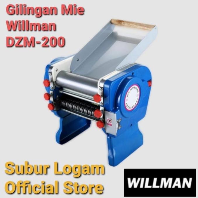 Willman Dzm-200 Mesin Gilingan Mie Listrik 2Mm & 6Mm Stainless Steel Dzm200 Dzm 200