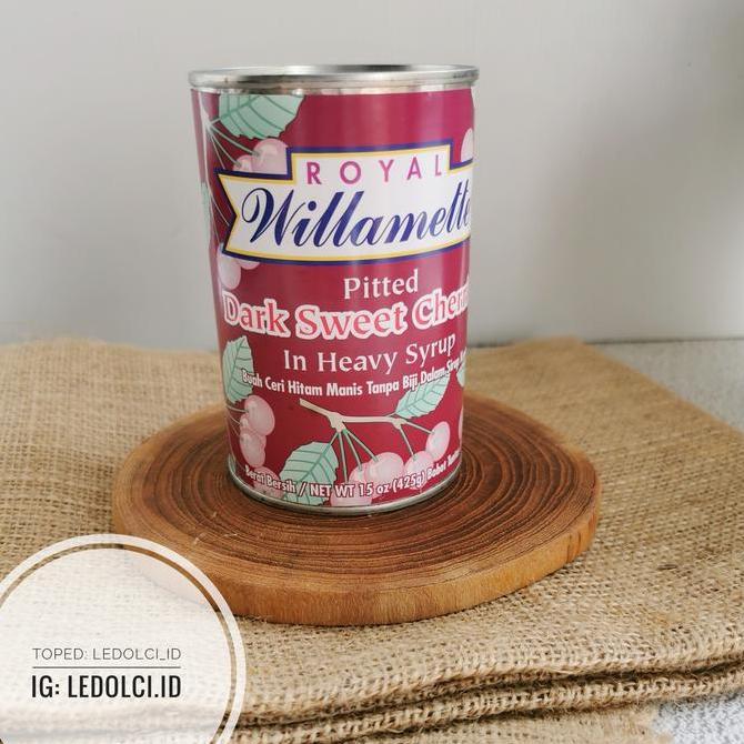 Cakes-  Royal Dark Sweet Cherry Ceri Hitam Willamette 425 Gr