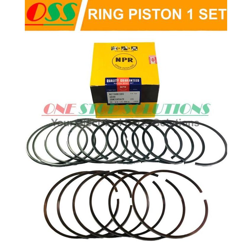 FITZGRALD RING PISTON ENGINE MITSUBISHI 6D40 1 SET