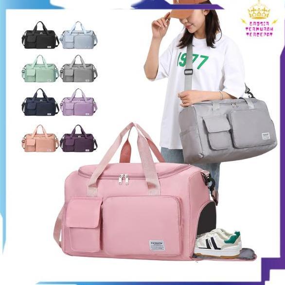 JAVXIACI GTT Tas Travel Lipat Motif Polos 7027 Foldable Tas Koper Organizer