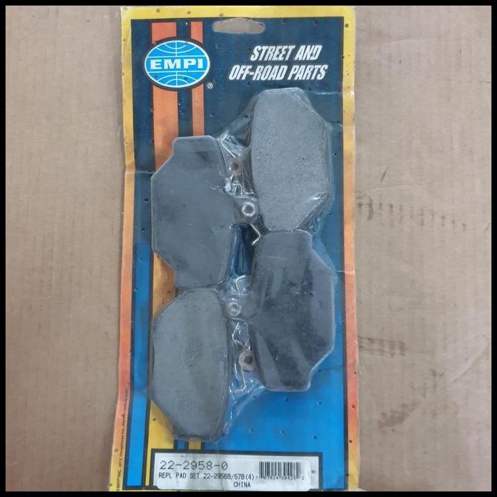 GRATIS ONGKIR KAMPAS REM DEPAN VW BEETLE GHIA 22-2958-0 EMPI 