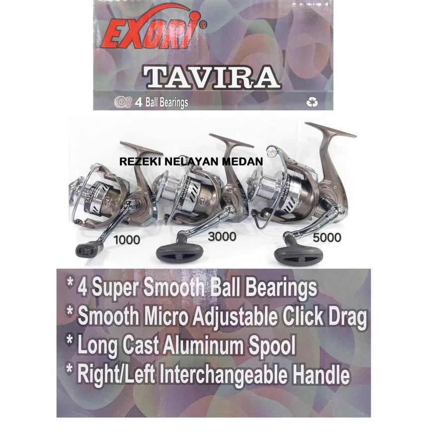 Reel EXORI Tavira 1000 / 3000 / 5000 | Reel Murah Berkualitas EXORI