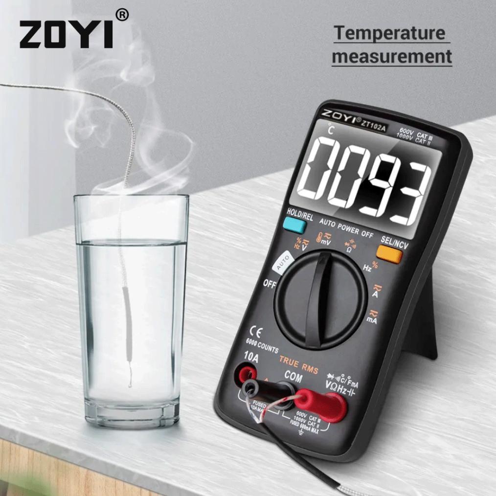 ZOYI ZT102A Upgrade Auto Multimeter Digital Avometer Multitester NCV Original Protect