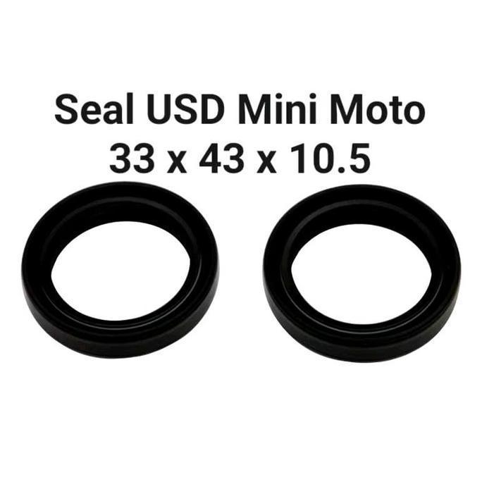 Hot Promo, (1Biji) Oil Seal Shock Up Side Down Double Per Minimoto - Mini Trail 110 - 125Cc Seal Sho