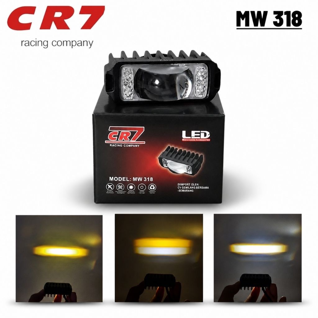 LAMPU TEMBAK MINI LASER D2 CR7 MW 318 UNIVERSAL MOTOR MOBIL