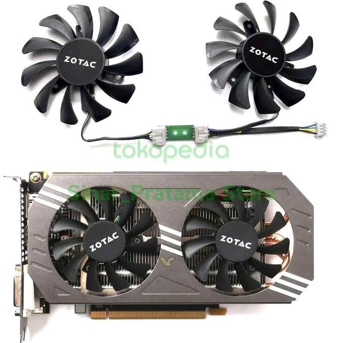 TERMURAH - Fan kipas Vga Zotac Gtx 970 75mm 4pin