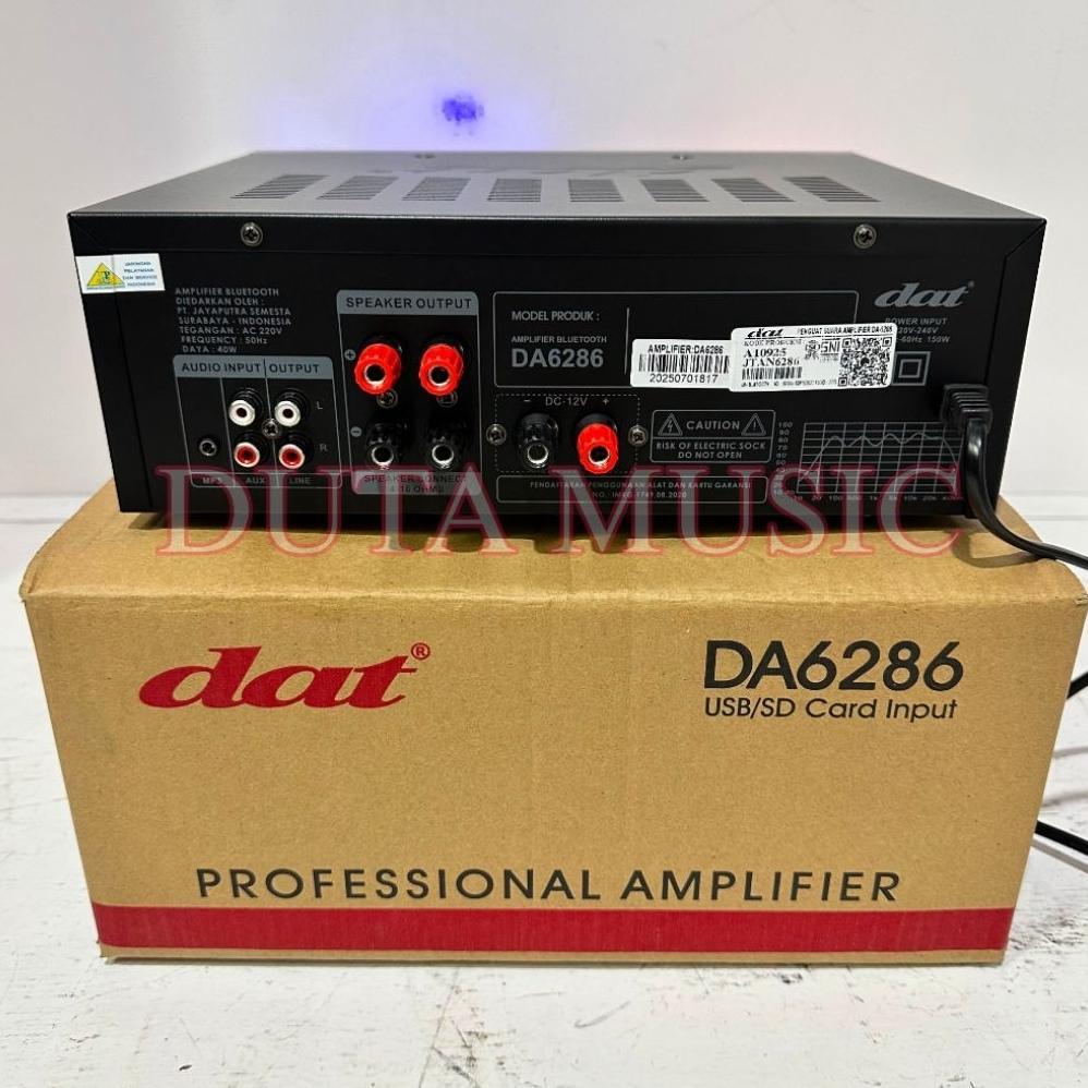 Power Amplifier Karaoke Dat Da 6286 Original Amplifier Dat Da6286 DT6286 ( Bisa COD )