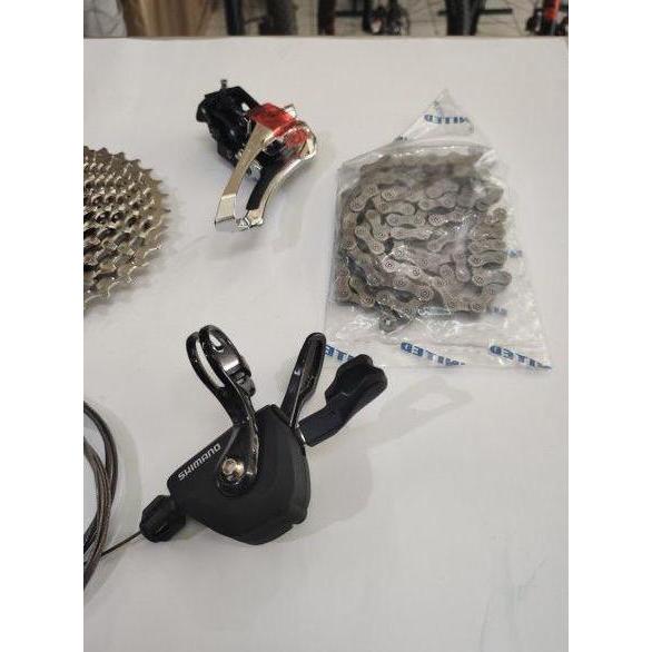 Ready Shimano 105 RS700 R7000 Mini Groupset 2x11 sp For Seli Gravel Non Cod