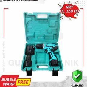 QUIXOTE Mesin Bor Baterai 12V 10mm NRT DC 330 HD / Cordless NRT PRO DC 330 HD 12V / Mesin Bor Batera