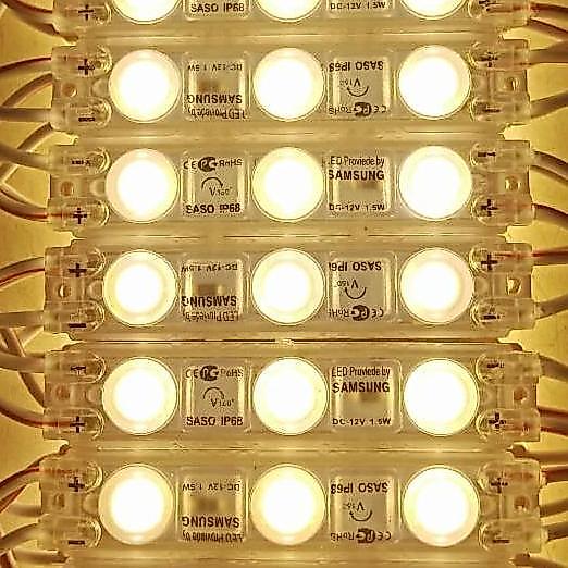 Promo Samsung 3 LED chip 2835 warm white Diskon