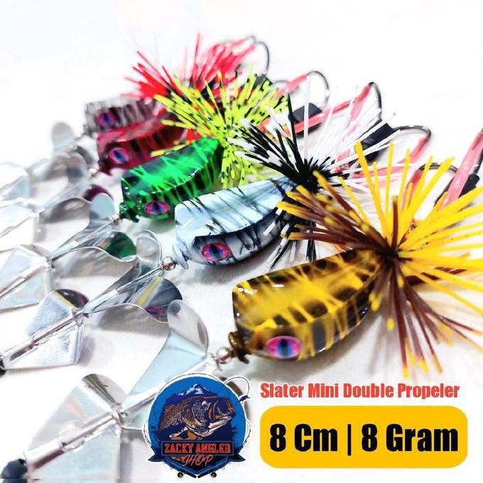 Maxsi- Slater Mini Buzzbait Double Propeler Umpan Gabus