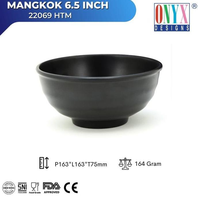 Onyx Cosmic Bowl 6,5 Inch Mangkok Melamin isi 6 / Bowl 22069