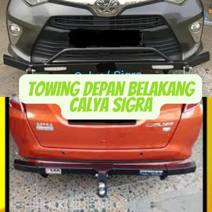Terbaru, Towing Tanduk Besi Depan Belakang Calya Car