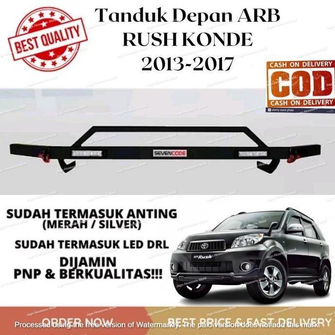 Parling Laris Bumper Besi Depan Belakang Pelindung Bemper Mobil Rush Konde 2013-2017